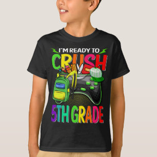 Ik ben klaar om de vijfde klas terug te geven naar t-shirt