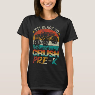 Ik ben klaar om de Vintage jongen van de Prek Mons T-shirt