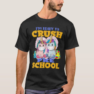 Ik ben klaar om de voorschoolse Dabbing Unicorn te T-shirt