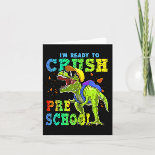 Ik ben klaar om de voorschoolse dinosaurussen teru kaart