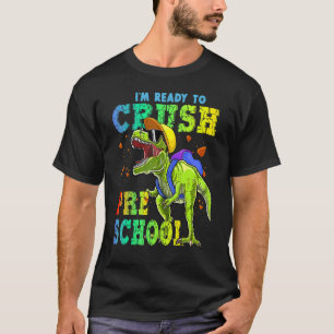 Ik ben klaar om de voorschoolse dinosaurussen teru t-shirt