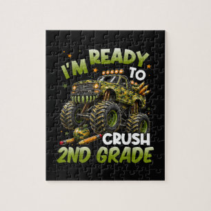 Ik ben klaar om de vrachtwagen van groep 2 te verp legpuzzel