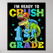 Ik ben klaar om dinosaur van de eerste klas terug  poster (Voorkant)