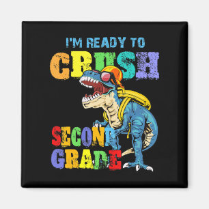 Ik ben klaar om Dinosaur van de tweede klas terug Magneet