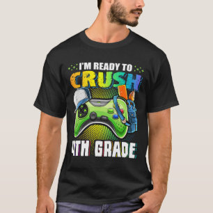 Ik ben klaar om groep 6 te kraken Ck naar school v T-shirt