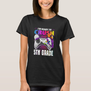 Ik ben klaar om groep 7 te kraken Terug naar schoo T-shirt
