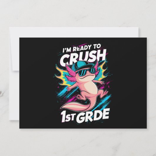 Ik ben klaar om het 1e leerjaar axolotl terug naar kaart (Voorkant)