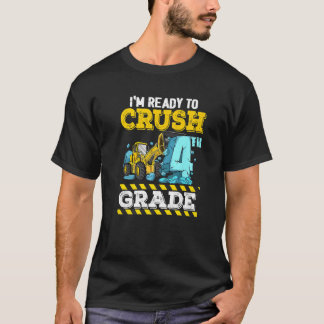 Ik ben klaar om het 4e leerjaar constructievoertui t-shirt