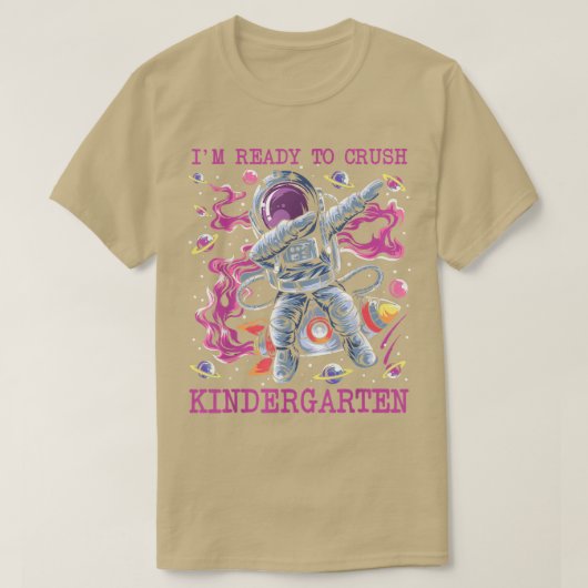 Ik ben klaar om kinderen naar Scho terug te brenge T-shirt (Design voorkant)