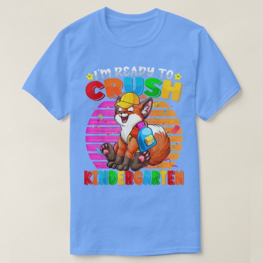 Ik ben klaar om kinderen naar school te brengen t-shirt (Design voorkant)