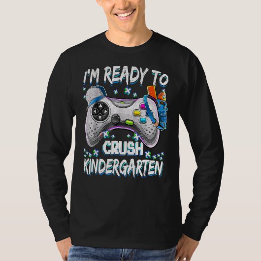 Ik ben klaar om kinderen naar school te brengen. t-shirt (Voorkant)