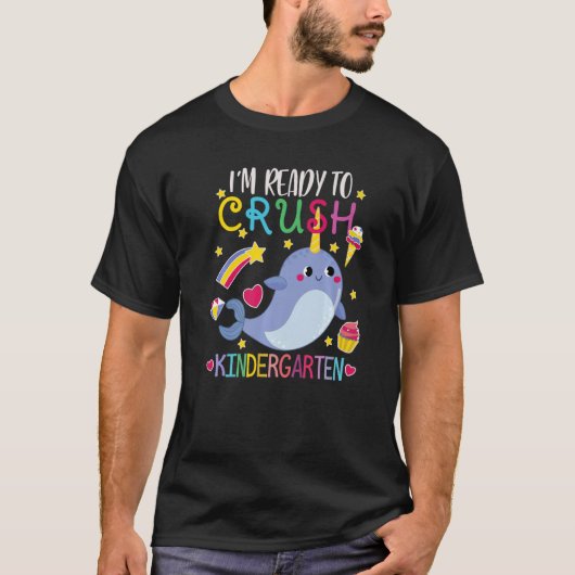 Ik ben klaar om kinderen naar school terug te bren t-shirt (Voorkant)