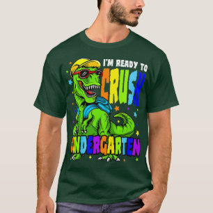 Ik ben klaar om kinderen naar school terug te bren t-shirt