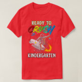 Ik ben klaar om kinderen naar school terug te bren t-shirt (Design voorkant)