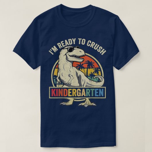 Ik ben klaar om kinderen naar school terug te bren t-shirt (Design voorkant)
