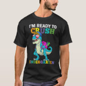 Ik ben klaar om Kindergarten Dinosaur terug te bre T-shirt (Voorkant)