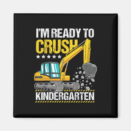 Ik ben klaar om kindergarten te maken. magneet (Voorkant)