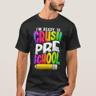 Ik ben klaar om kleuterleidster terug naar school t-shirt