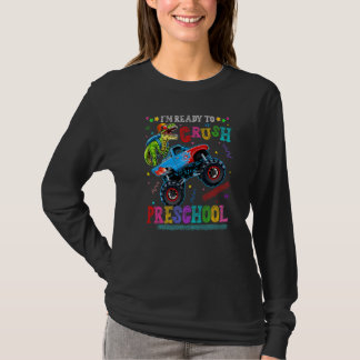 Ik ben klaar om kleuterschool dinosaurussen Rex Mo T-shirt