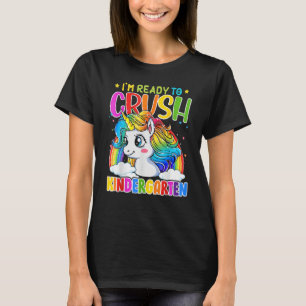 Ik ben klaar om kleuterschool eenhoorn Kinder jong T-shirt