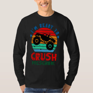 Ik ben klaar om kleuterschool monstertruck Kinder T-shirt