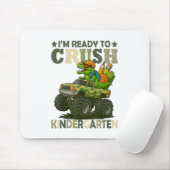 Ik ben klaar om kleuterschool T Rex dinosaurus Ber Muismat (Met muis)