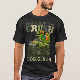 Ik ben klaar om kleuterschool T Rex dinosaurus Ber T-shirt