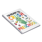 Ik ben klaar om naar school te gaan. notitieboek (Rechterzijde)