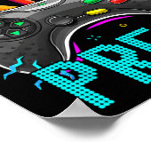 Ik ben klaar om Pre-K naar School Video Game B te  Poster (Hoek)