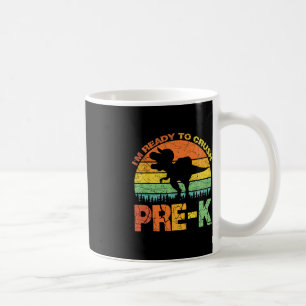 Ik ben klaar om pre-k T Rex Dinosaur terug te bren Koffiemok