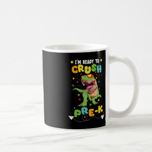 Ik ben klaar om Pre-K T Rex Dinosaurus te verplett Koffiemok
