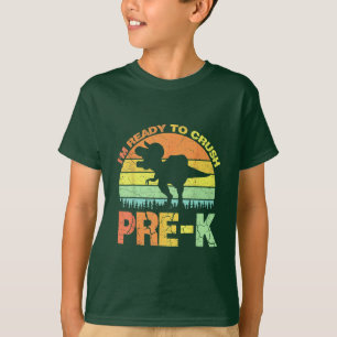 Ik ben klaar om Pre-K T-rex terug naar school te v T-shirt