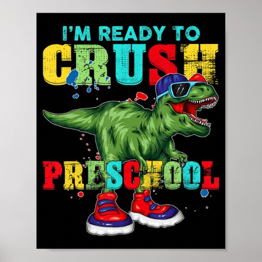 Ik ben klaar om Preschool te kletsen. Poster (Voorkant)