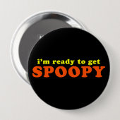 Ik ben klaar om Spoopy Halloween te pakken Ronde Button 4,0 Cm (Voorkant /achterkant)
