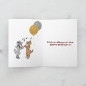 Ik ben klaar om te dansen voor je verjaardag kaart (Binnen)