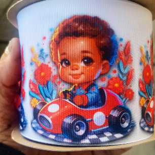 Ik ben klaar om te racen grosgrain lint