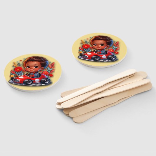 Ik ben klaar om te racen handwaaier (Niet-gemonteerd)