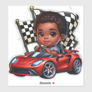 Ik ben klaar om te racen sticker