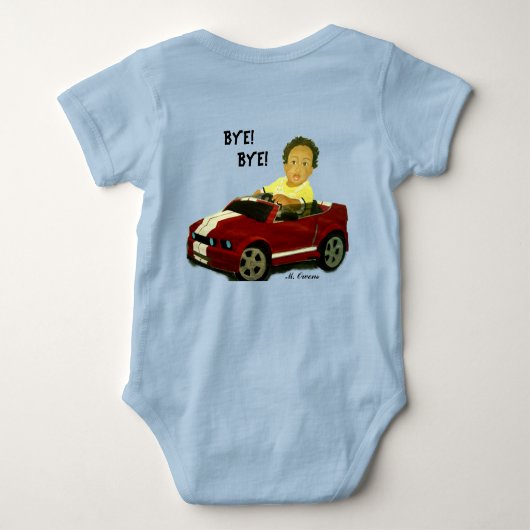 Ik ben klaar om te rollen! Bodysuit (Achterkant)