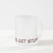 Ik ben klaar om Thanksgiving te eten. Matglas Koffiemok (Voorkant rechts)