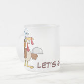 Ik ben klaar om Thanksgiving te eten. Matglas Koffiemok (Voorkant links)