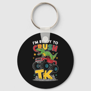 Ik ben klaar om Tk-dinosaurus Ck naar school te ve Sleutelhanger