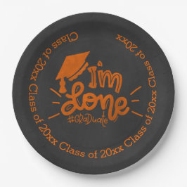 Ik ben klaar - Oranje Papieren Bordje