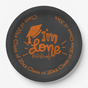 Ik ben klaar - Oranje Papieren Bordje