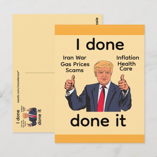 Ik Ben Klaar Postkaart (Voorkant / Achterkant)