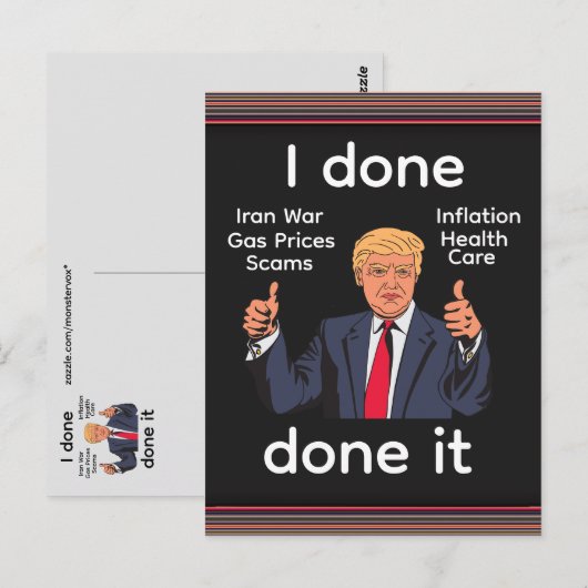 Ik Ben Klaar Postkaart (Voorkant / Achterkant)