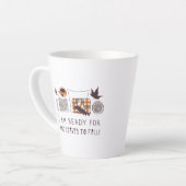 Ik ben klaar voor de bladeren om te Herfsten! Latte Mok (Linkerhoek)