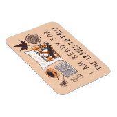 Ik ben klaar voor de bladeren om te Herfsten! Magneet (Rechterzijde)