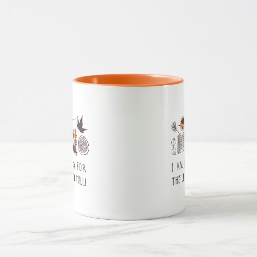 Ik ben klaar voor de bladeren om te Herfsten! Mok (Midden)