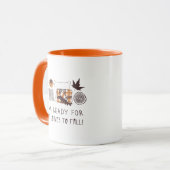 Ik ben klaar voor de bladeren om te Herfsten! Mok (Voorkant links)